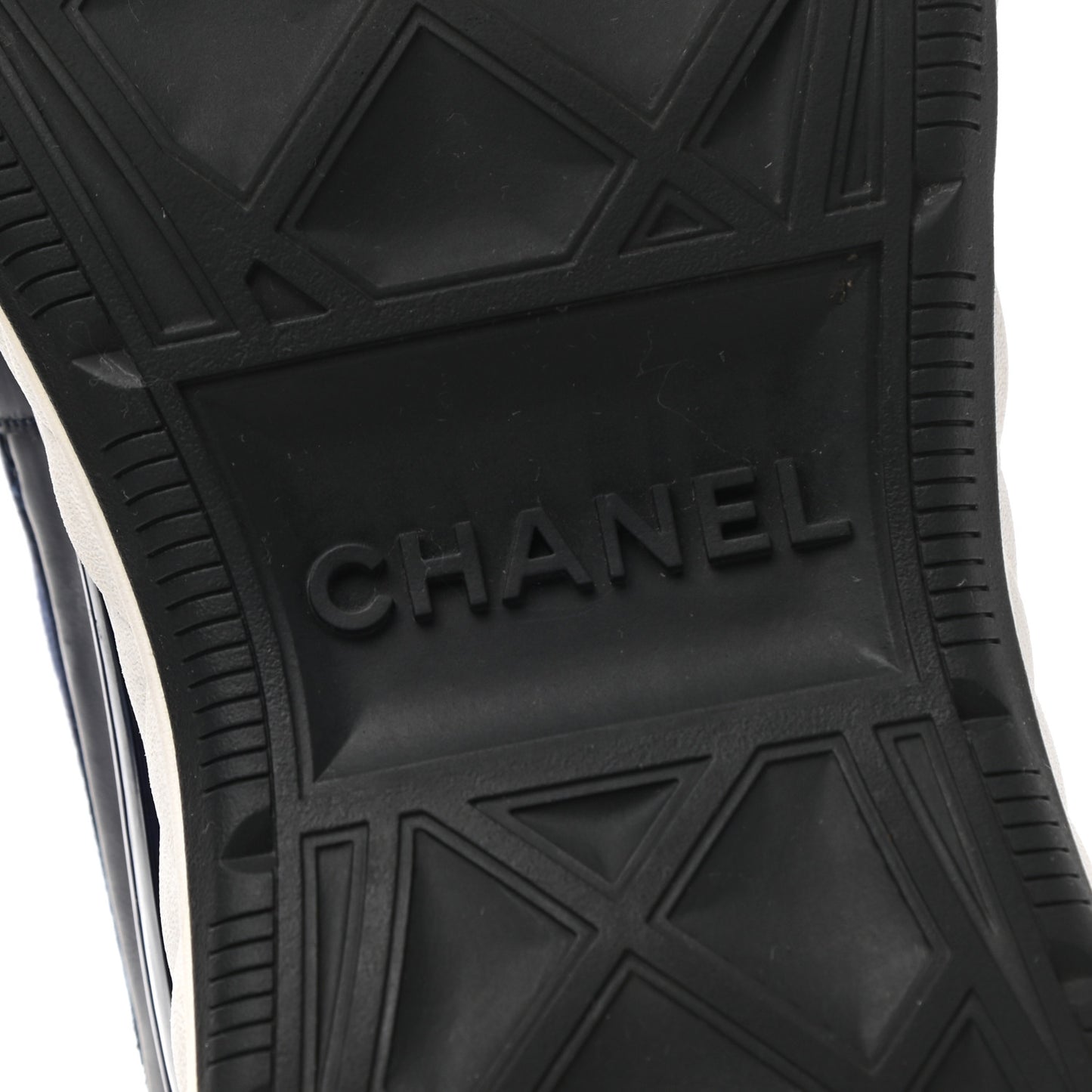 Velvet Calfskin Mixed Fibers Mens CC Sneakers 45 Blue Black