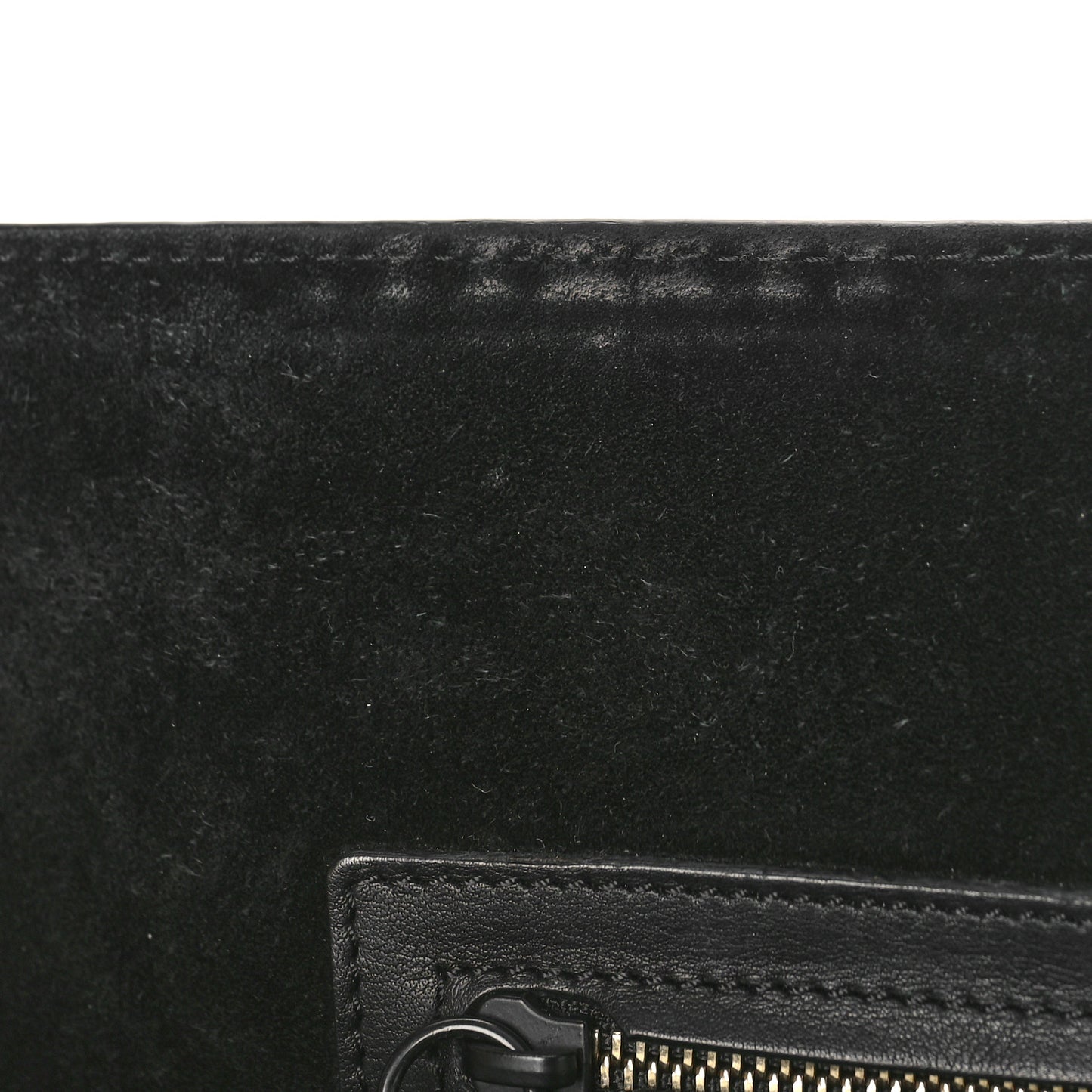 Supple Calfskin Large Phantom Luggage Black