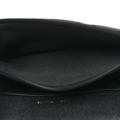 Chanel Caviar Quilted Enamel Coco Casino Flap Phone Holder With Chain Black 6 of 12