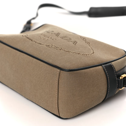 Prada Jacquard Logo Camera Bag Corda Bruciato 8 of 8