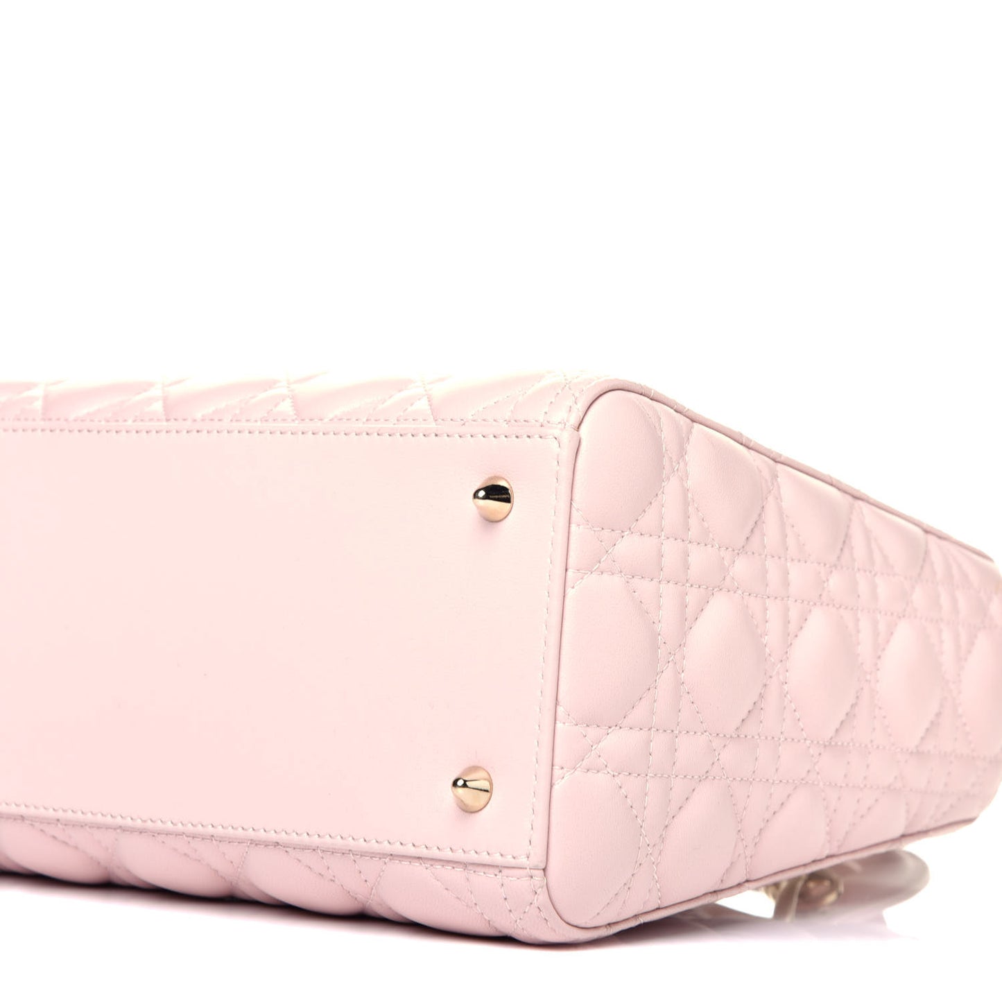 Lambskin Cannage Medium Lady Dior Light Pink