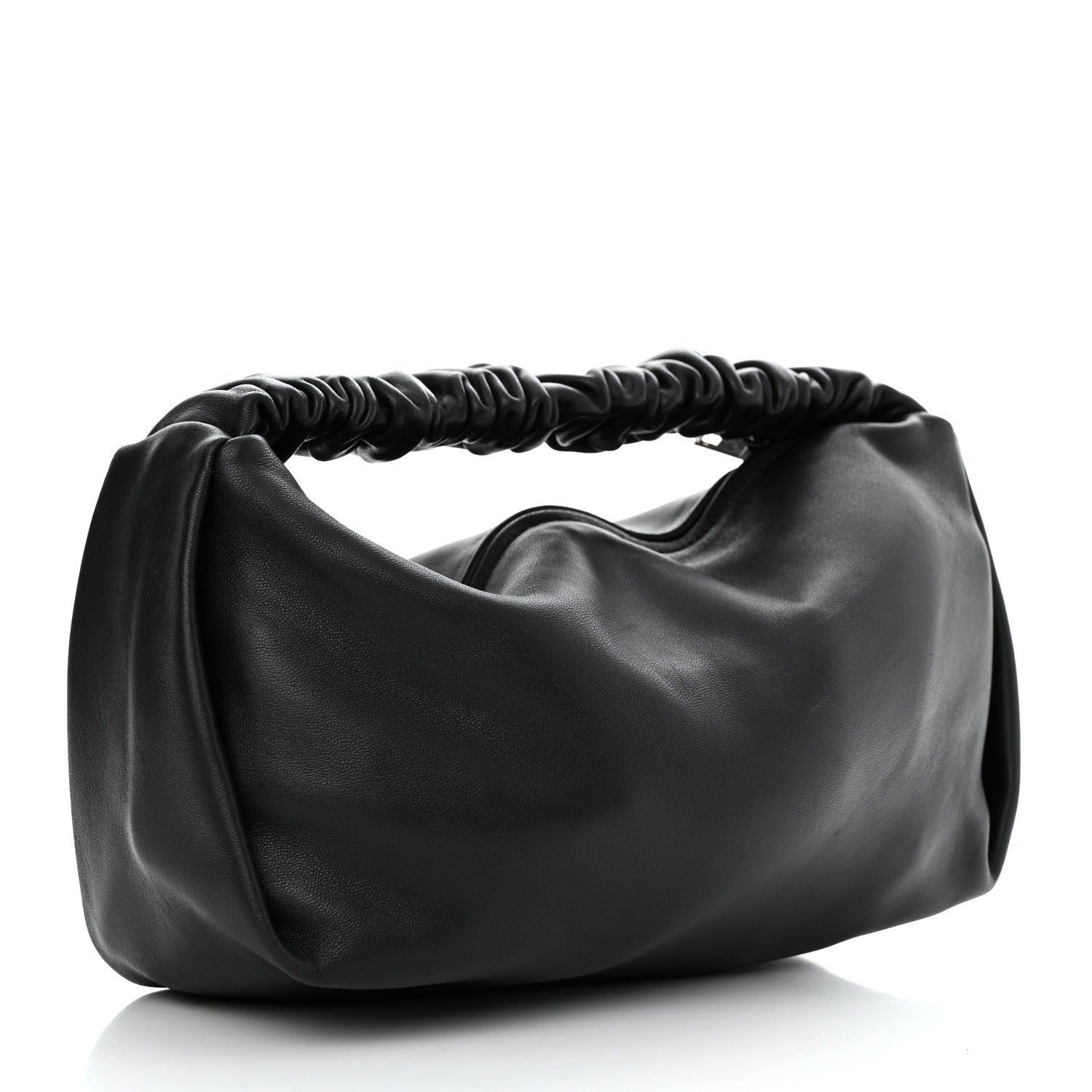 Alexander Wang Lambskin Mini Scrunchie Bag Black 3 of 9
