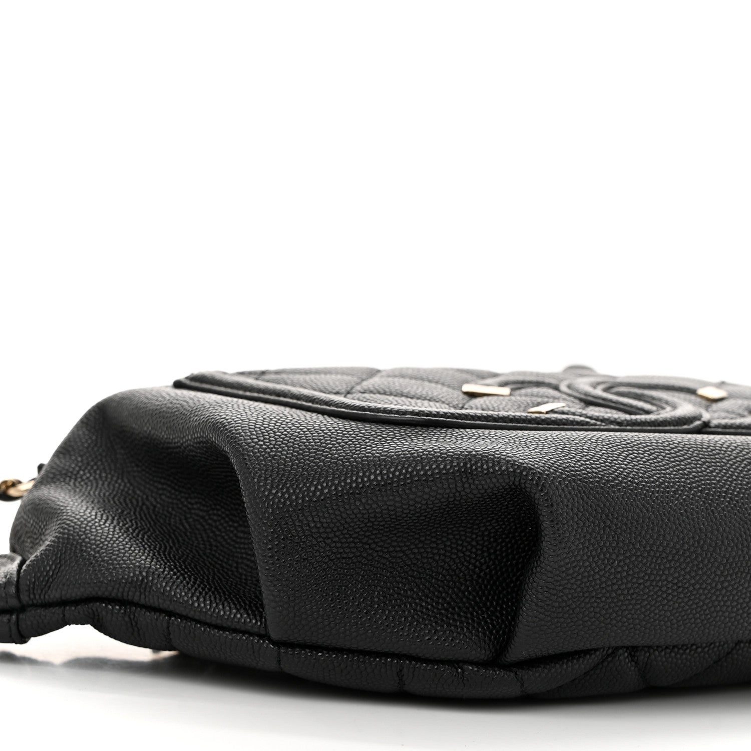 Chanel Caviar Quilted Filigree Waist Bag Black 9 of 10