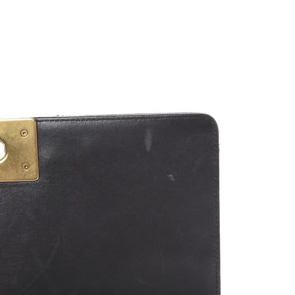 Chanel Calfskin Quilted Medium Boy Flap Black 13 of 20