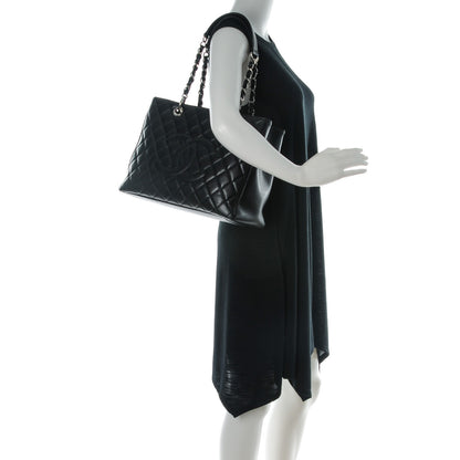 Chanel Caviar Quilted Grand Shopping Tote GST Black 2 of 7