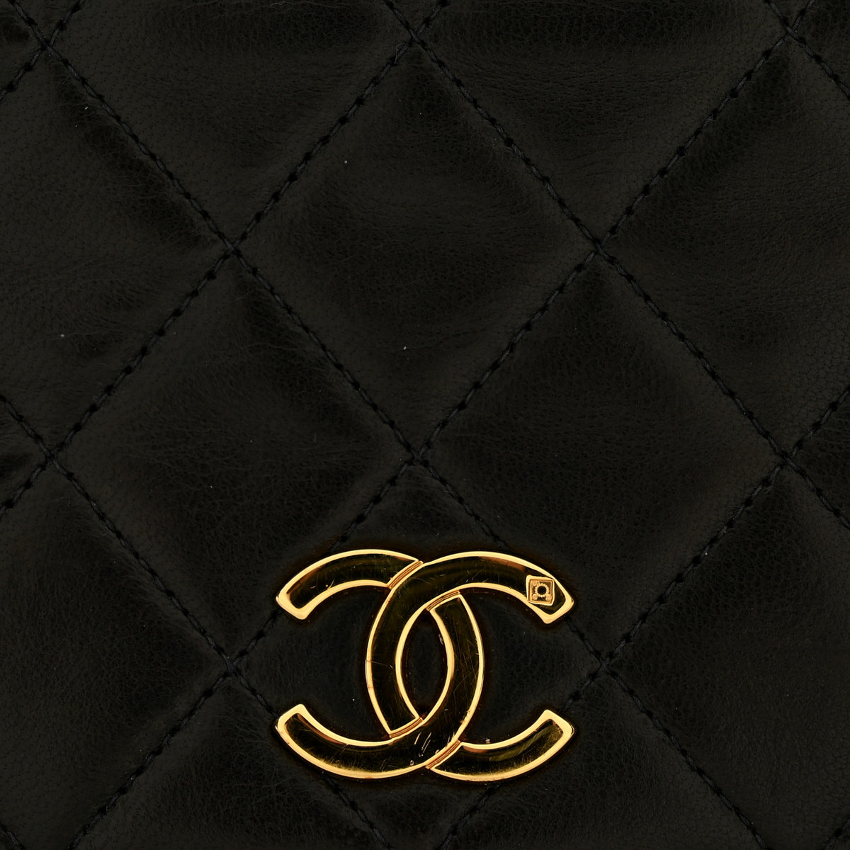 Chanel Lambskin Quilted Mini Single Flap Bag Black 13 of 15