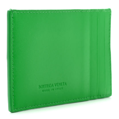 Bottega Veneta Nappa Intreccio Cassette Credit Card Holder Parakeet 3 of 6
