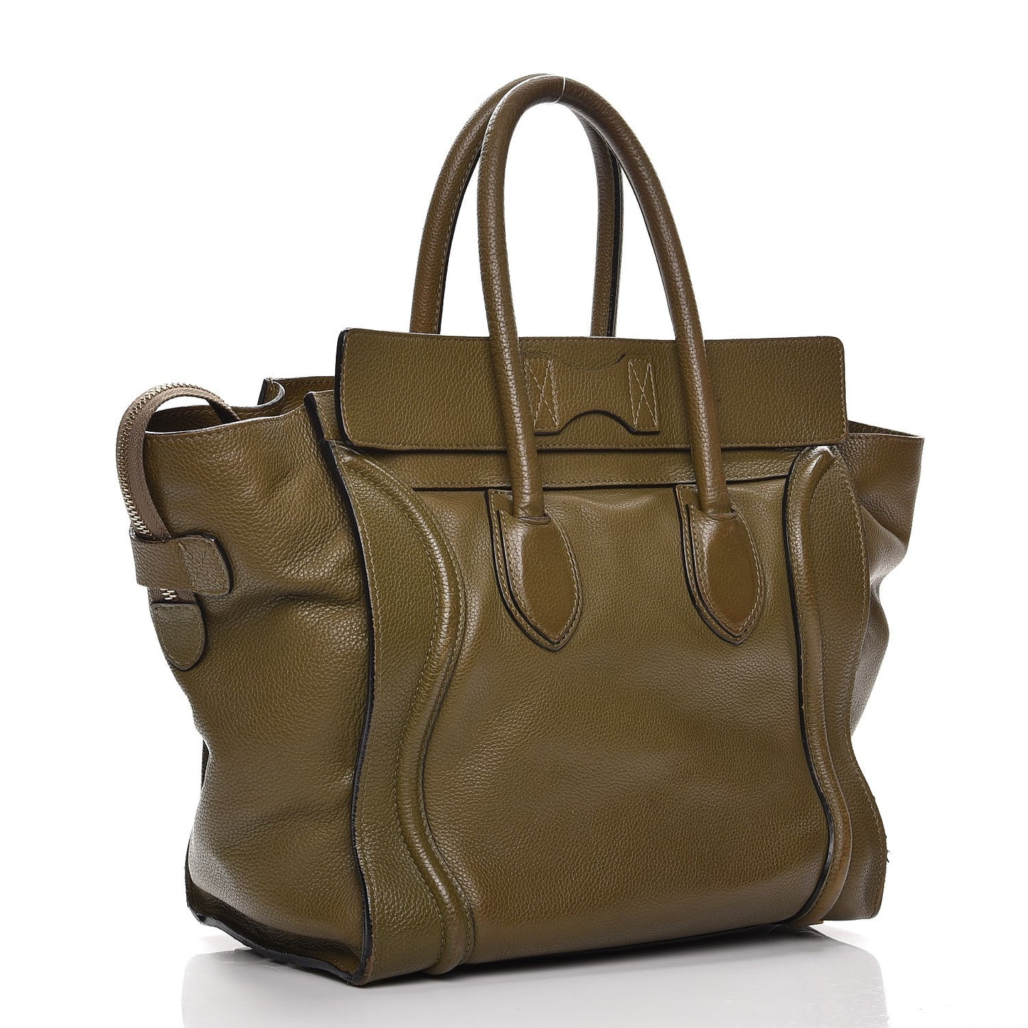 Drummed Calfskin Mini Luggage Jungle