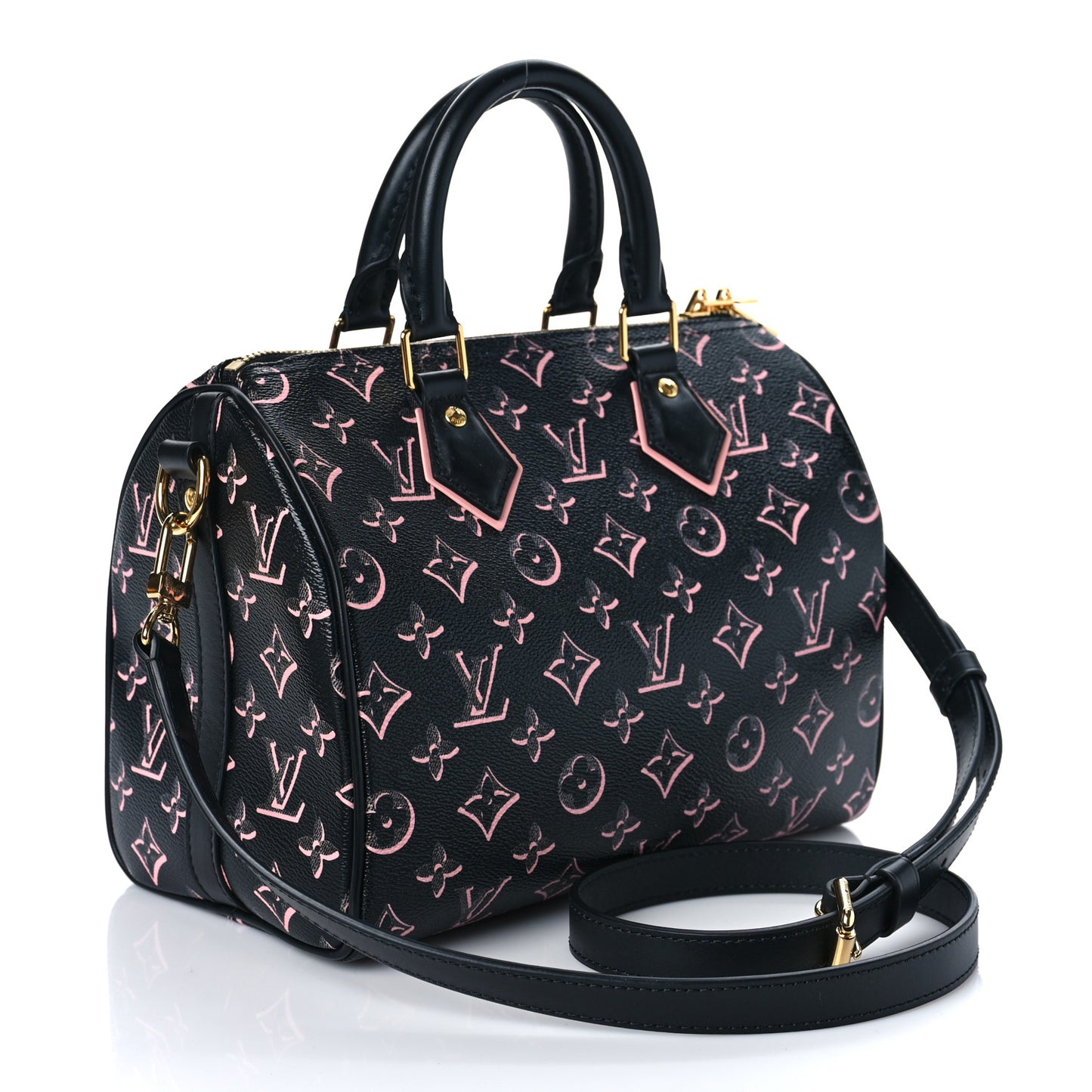 Monogram Fall for You Speedy Bandouliere 25 Black