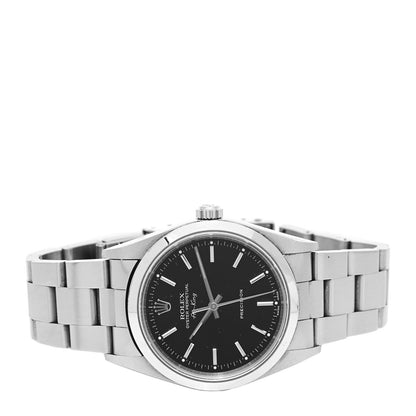 Rolex Stainless Steel 34mm Air-King Oyster Perpetual Precision Watch Black 14000 2 of 4
