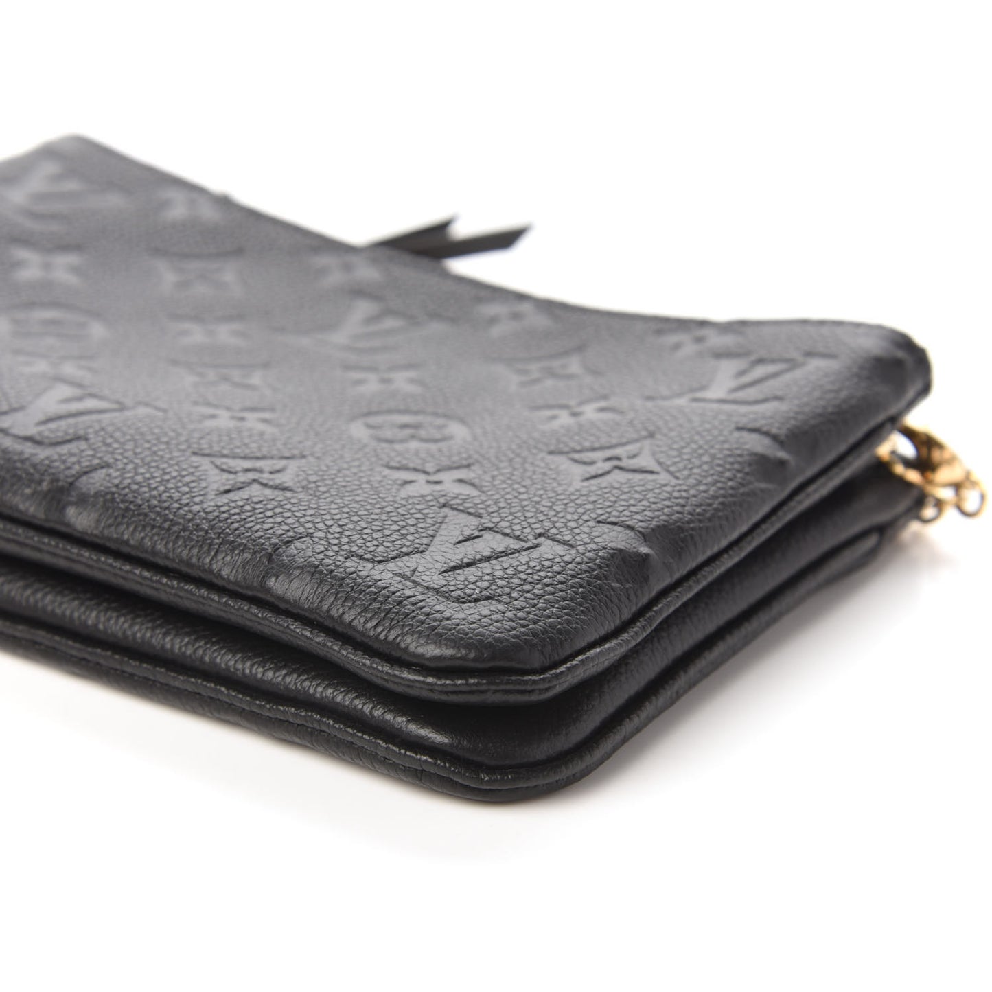 Empreinte Double Zip Pochette Black