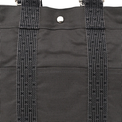 Hermes Canvas Herline Backpack Grey 8 of 12