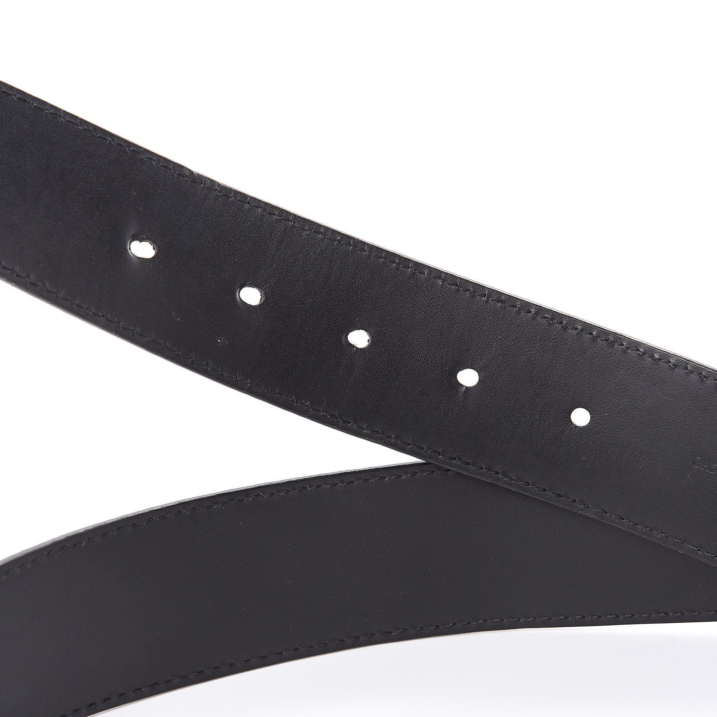 Suede Calfskin Mini Damier 40mm LV Initiales Belt 95 38 Black