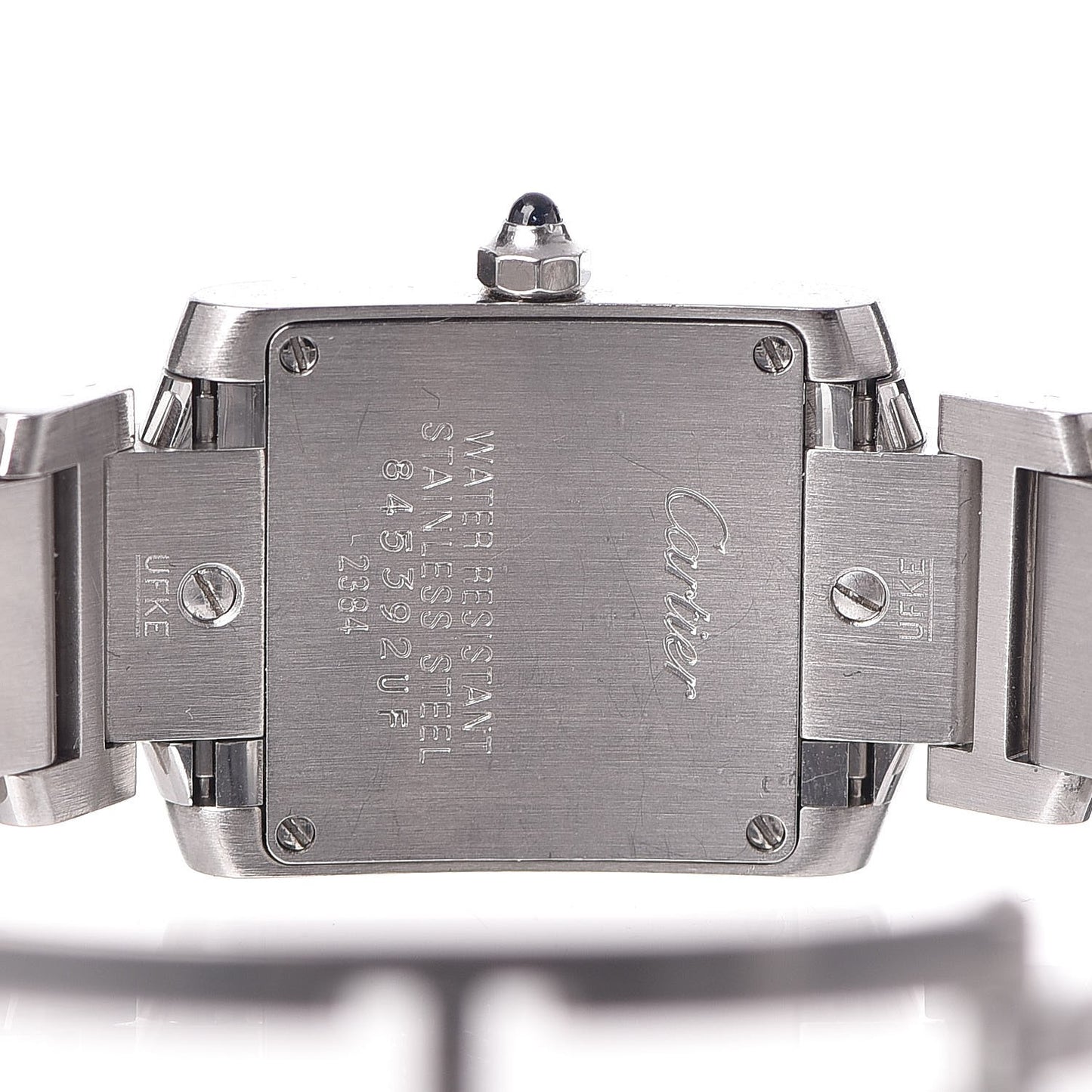 Stainless Steel 20mm Tank Francaise Quartz Watch