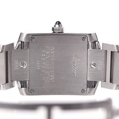 Cartier Stainless Steel 20mm Tank Francaise Quartz Watch 9 of 10