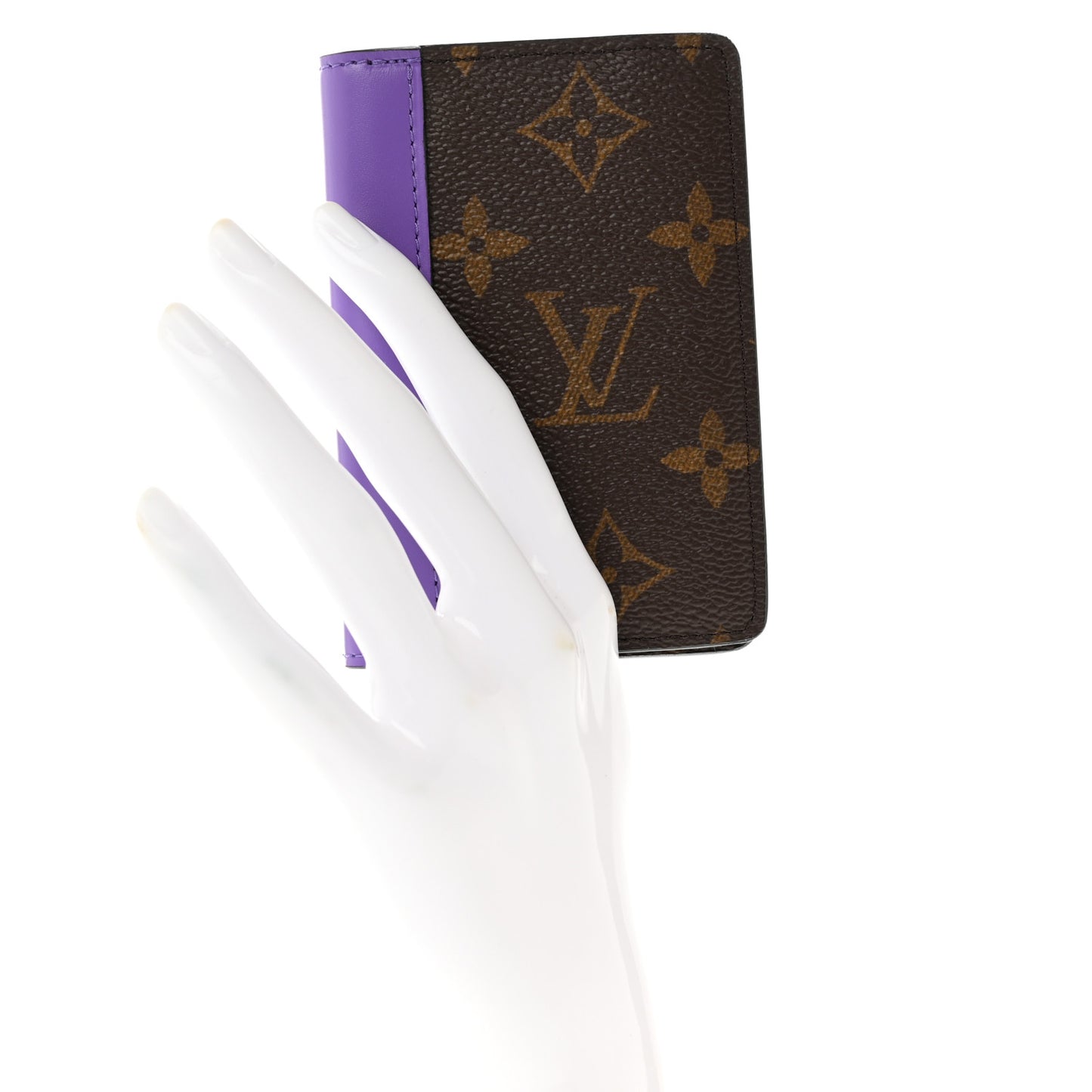 Monogram Pocket Organizer NM Purple