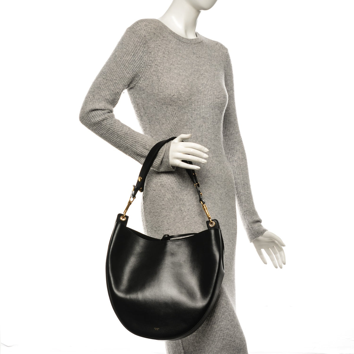 Palmelato Large Hobo Black
