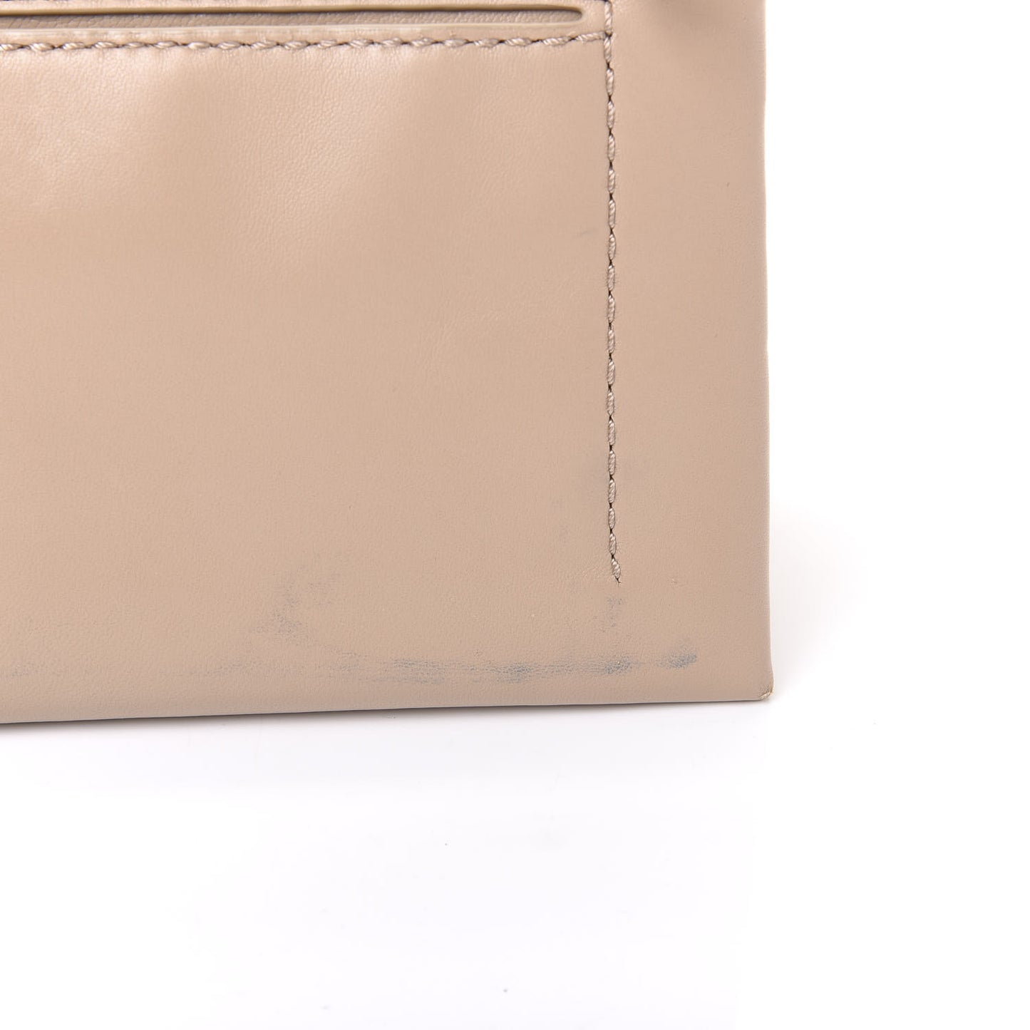 3.1 Calfskin Alix Soft Flap Clutch Fawn