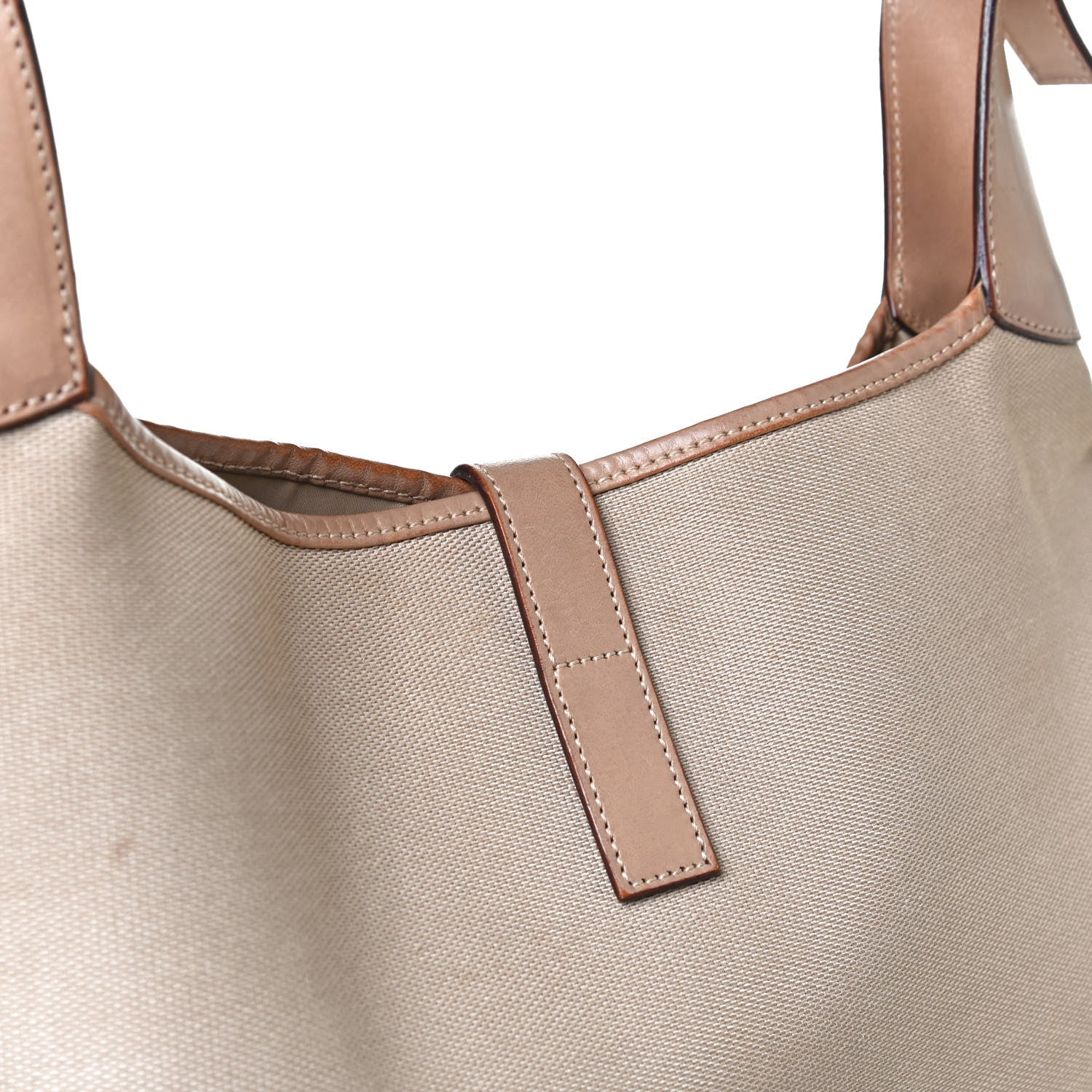 Gucci Canvas Calfskin Jackie O Hobo Beige 14 of 25