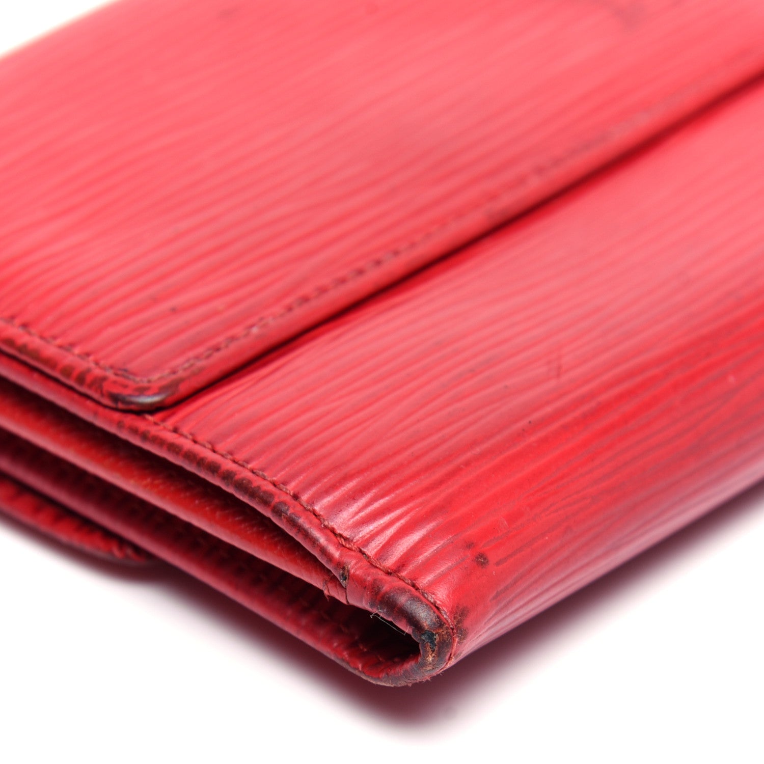 Louis Vuitton Epi Elise Wallet Castillan Red 12 of 13