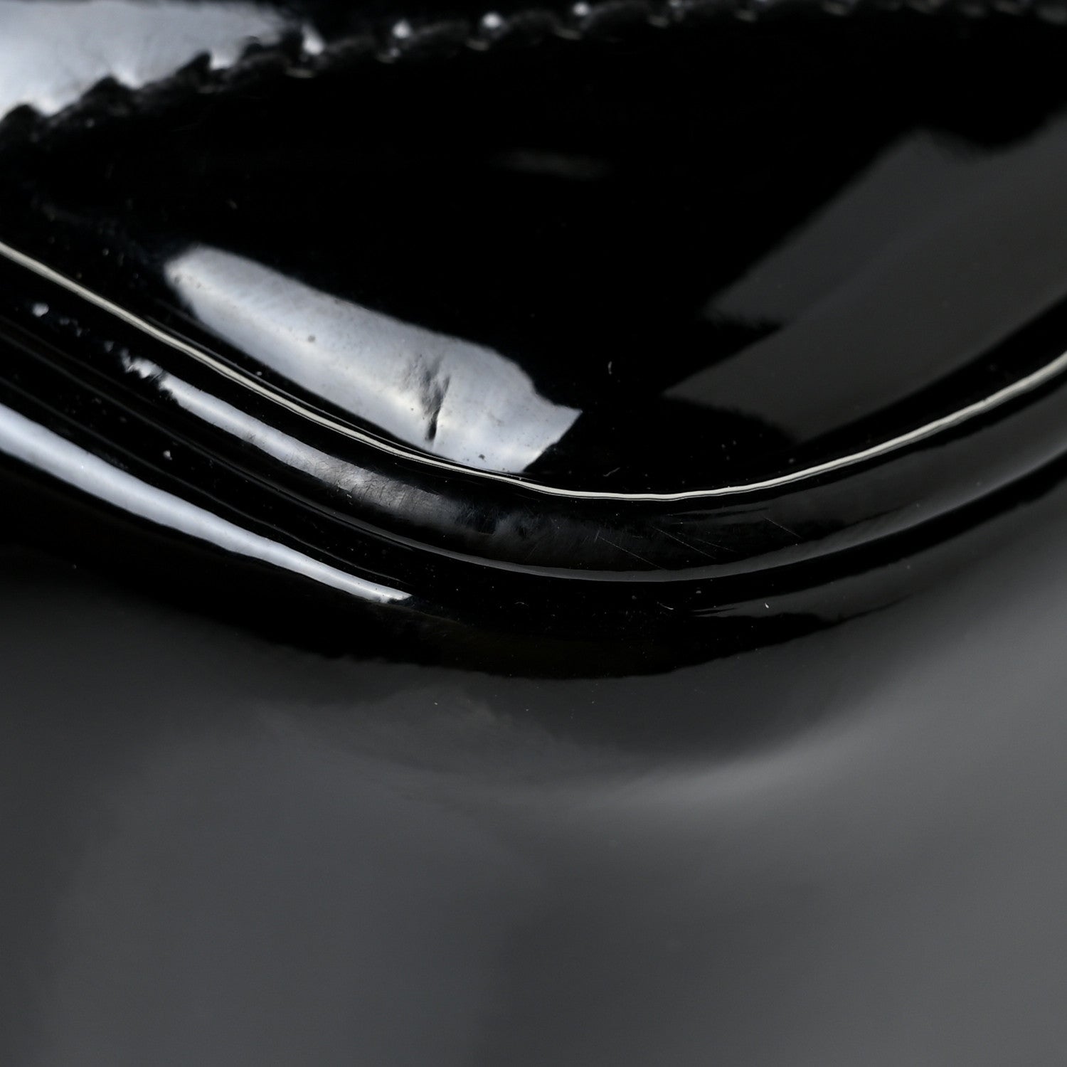 Saint Laurent Patent Calfskin Matelasse Monogram Lou Camera Bag Black 10 of 13
