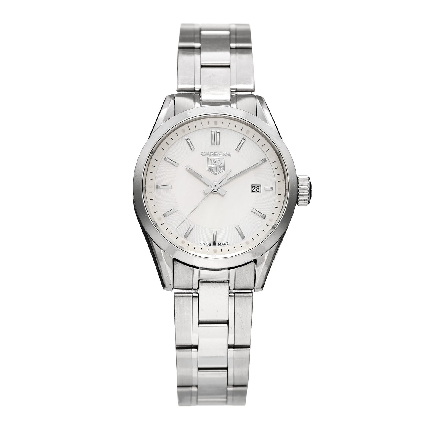Stainless Steel Mother of Pearl 28mm Carrera Lady Quartz Watch WV1415