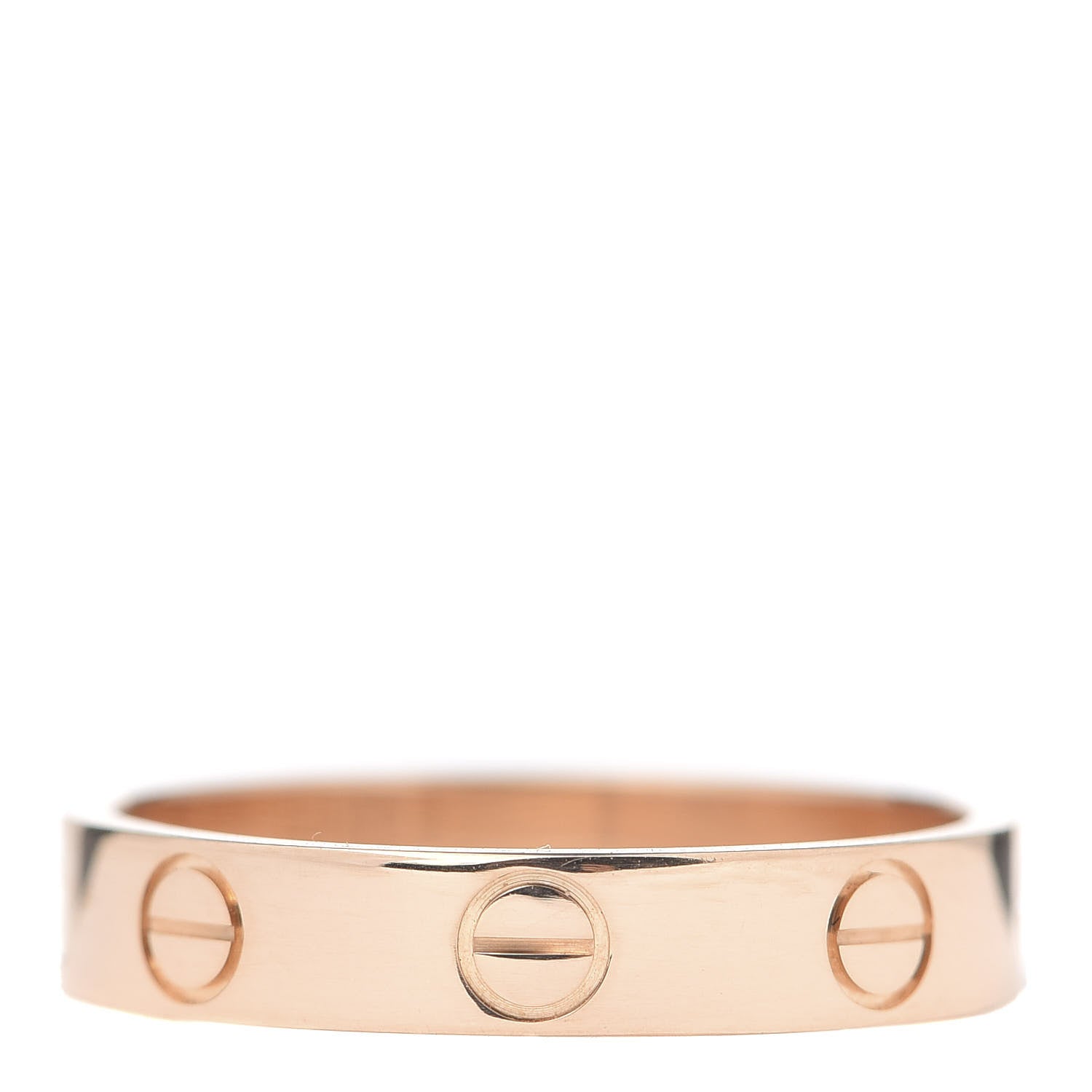 Cartier 18K Pink Gold 3.5mm LOVE Wedding Band Ring 52 6 3 of 4