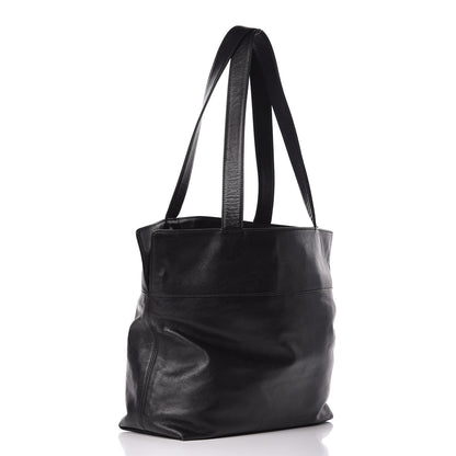 Chanel Lambskin CC Tote Black 3 of 17