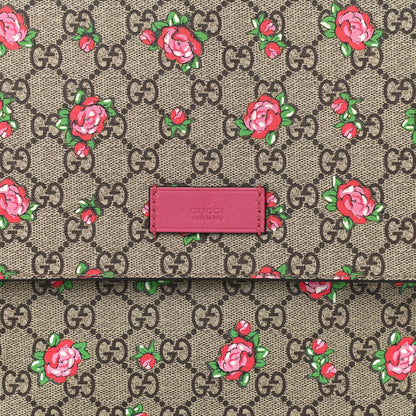 Gucci GG Supreme Monogram Rose Bud Diaper Bag Pink 9 of 15