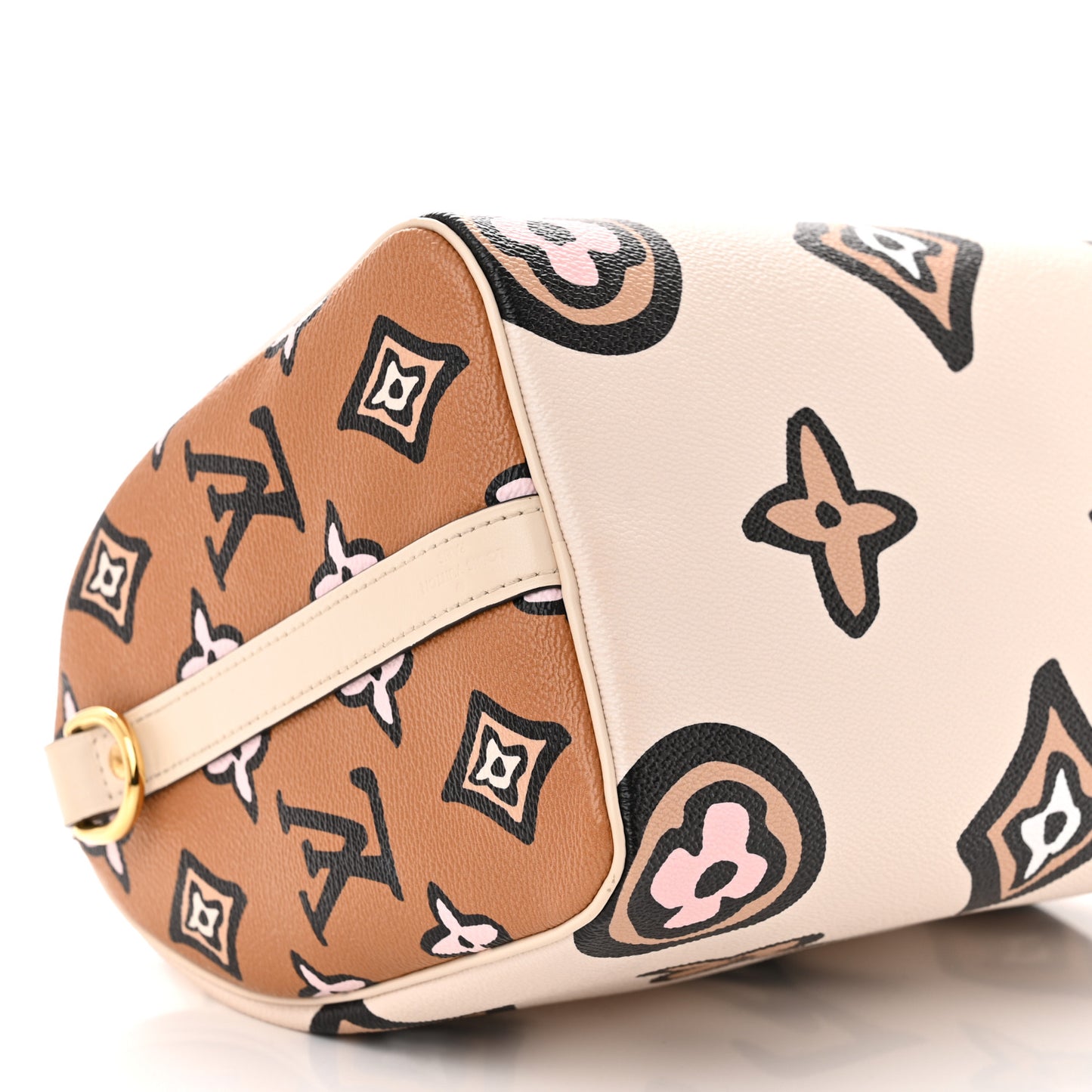 Monogram Giant Wild At Heart Speedy Bandouliere 25 Creme