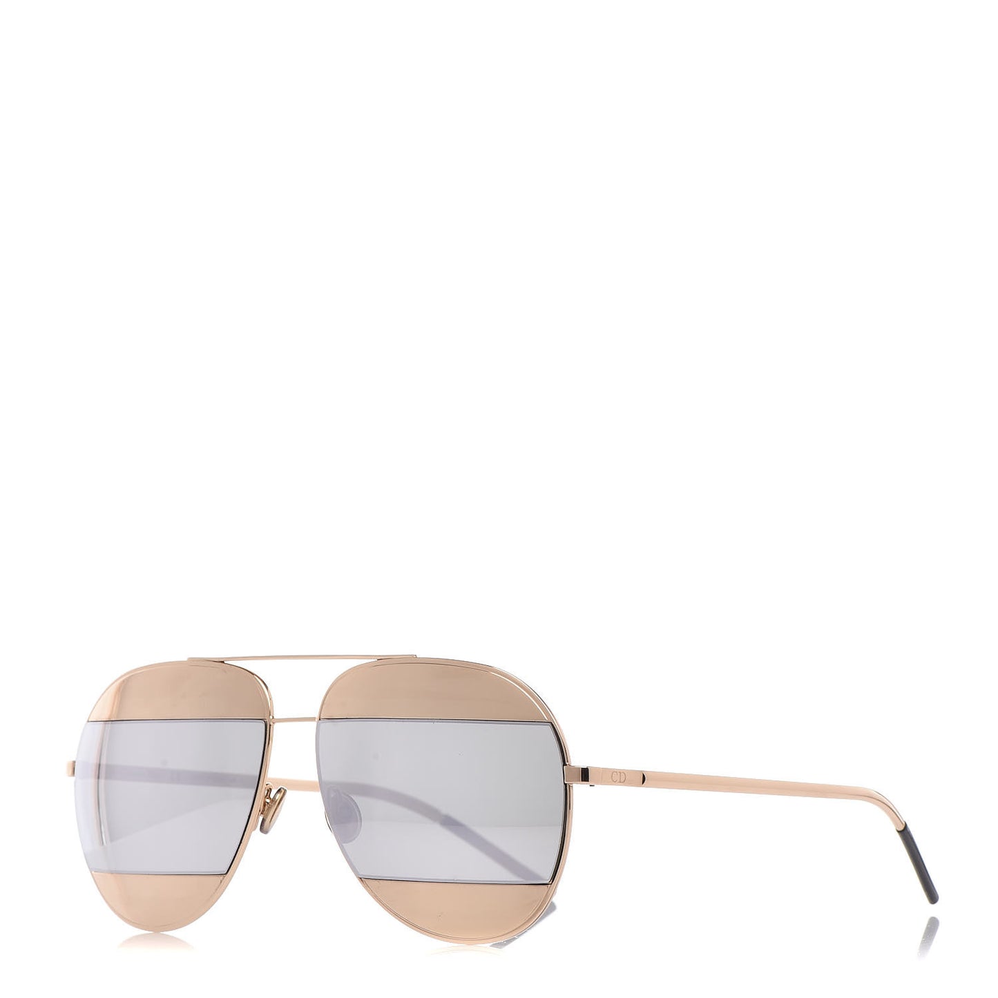 Split 1 Aviator Sunglasses Gold