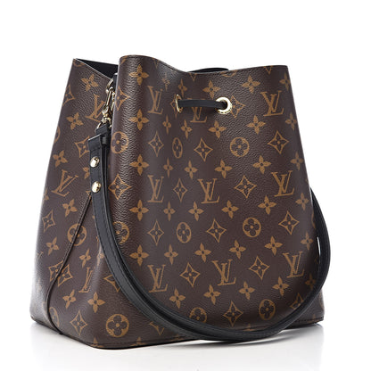 Louis Vuitton Monogram Neonoe MM Black 3 of 10