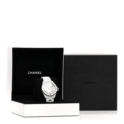 Chanel Stainless Steel Ceramic 38mm J12 Automatic Watch White 5 of 5
