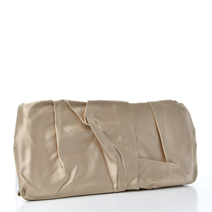 Prada Satin Clutch Sabbia 3 of 6