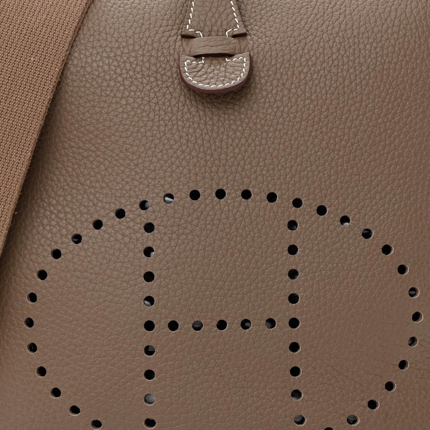 Hermes Taurillon Clemence Evelyne III PM Etoupe 8 of 10