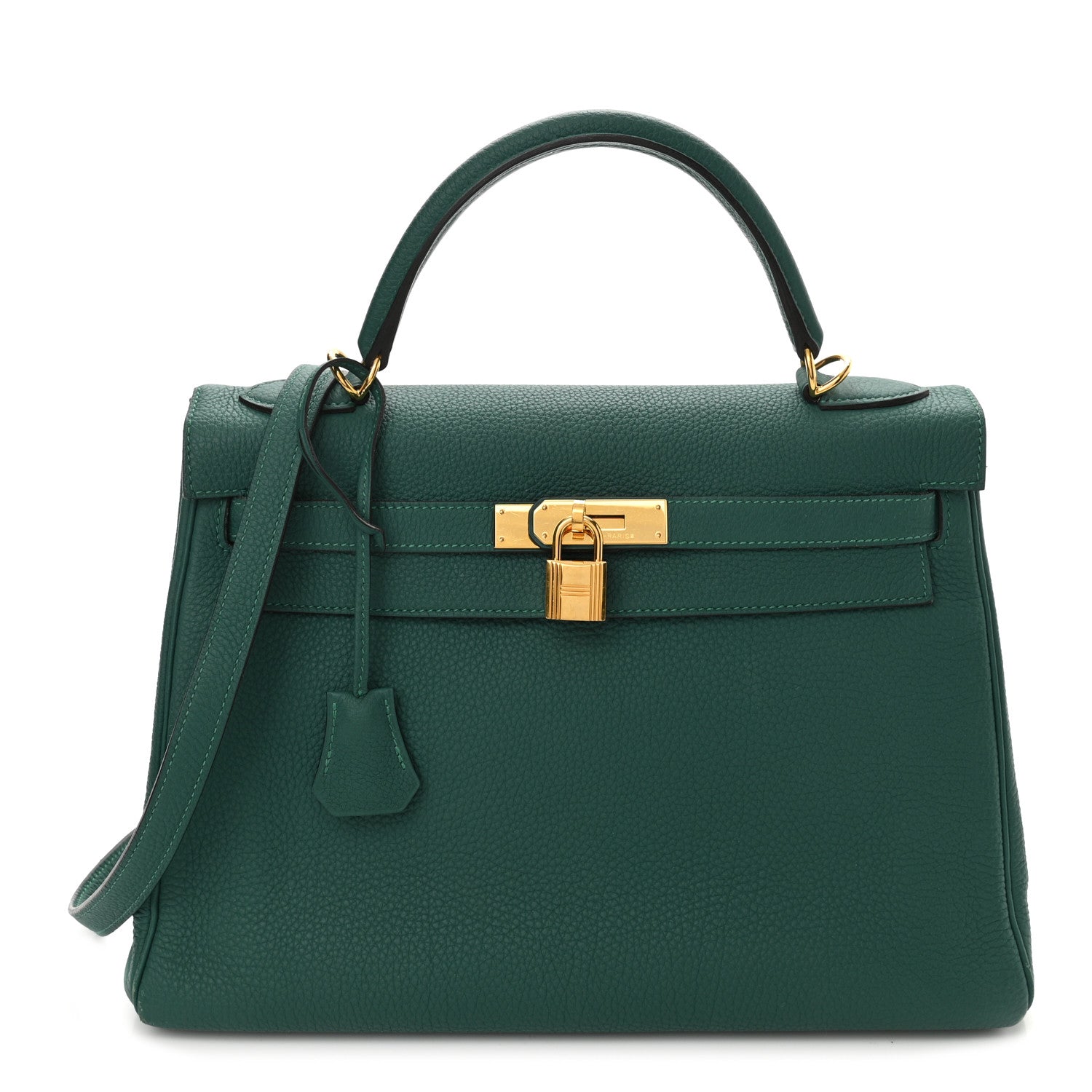 Hermes Togo Kelly Retourne 32 Malachite 1 of 15