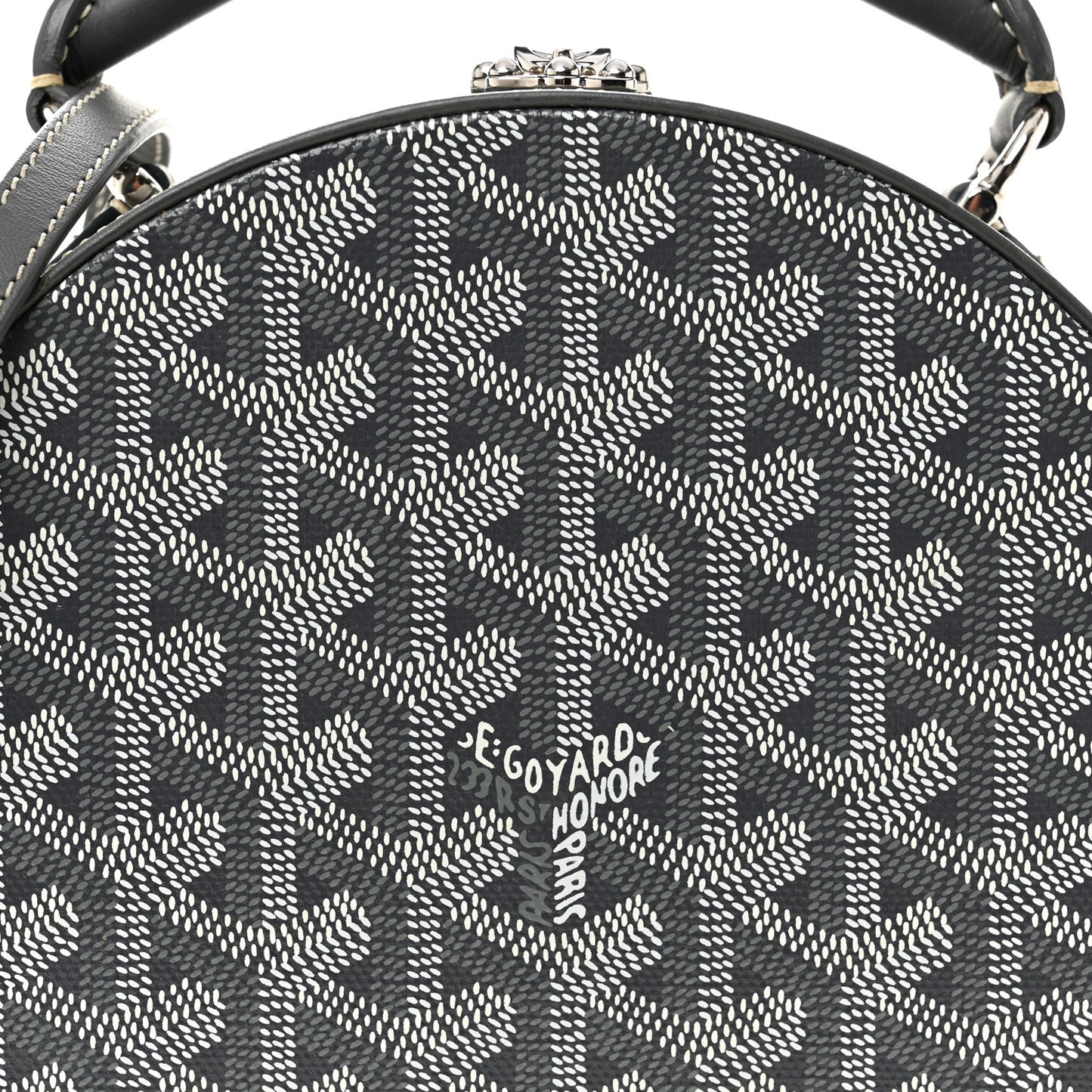 Goyardine Alto Hatbox Grey