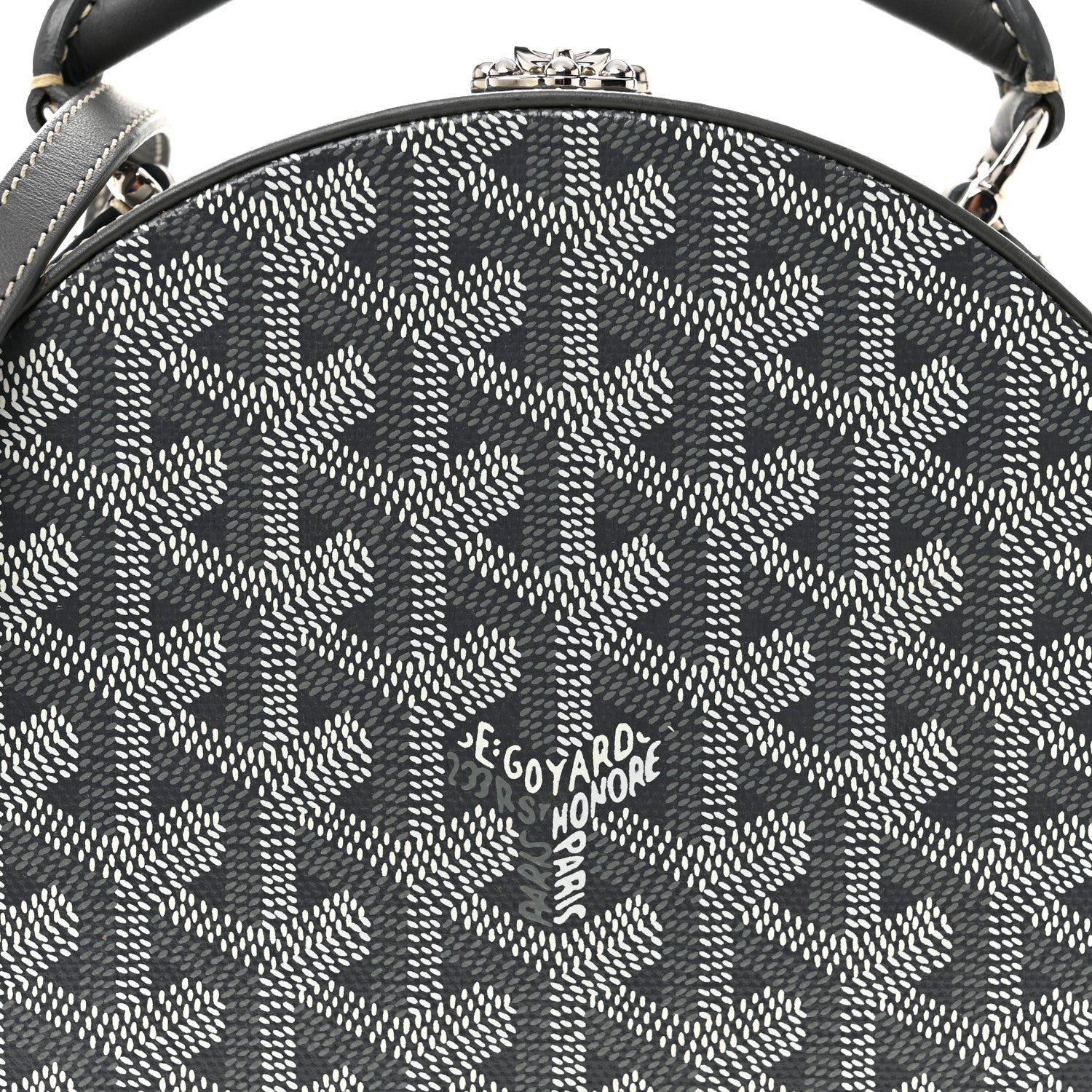 Goyard Goyardine Alto Hatbox Grey 7 of 9
