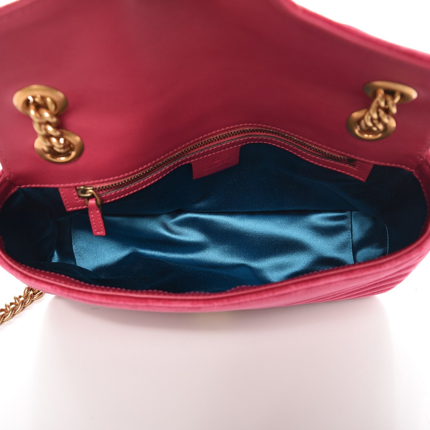 Velvet Matelasse Small GG Marmont Shoulder Bag Light Raspberry Rose