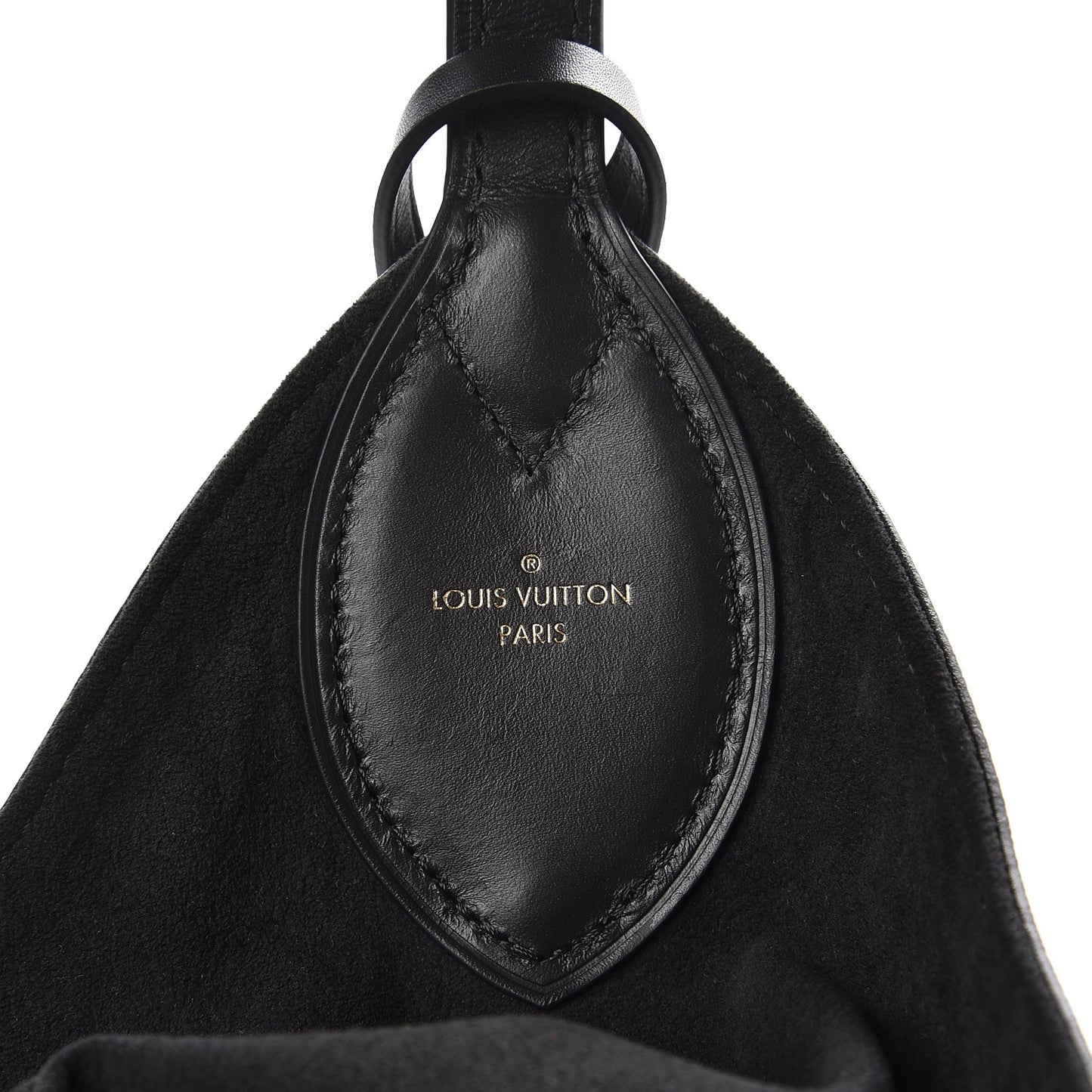 Monogram Flower Hobo Black