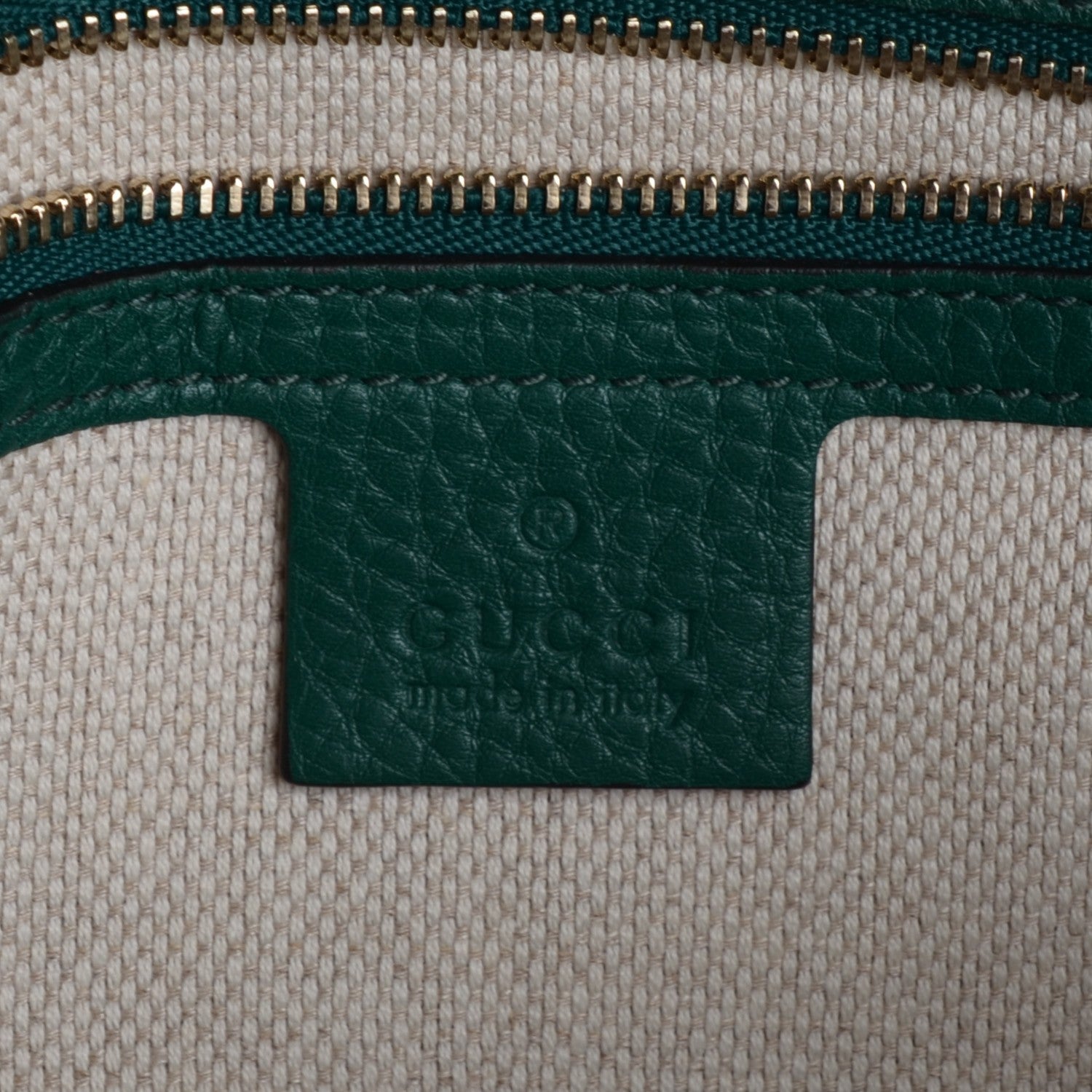 Gucci Python Medium Soho Clutch Green 6 of 7