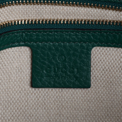 Gucci Python Medium Soho Clutch Green 6 of 7