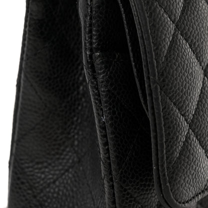 Chanel Caviar Quilted Medium Double Flap Black 16 of 18
