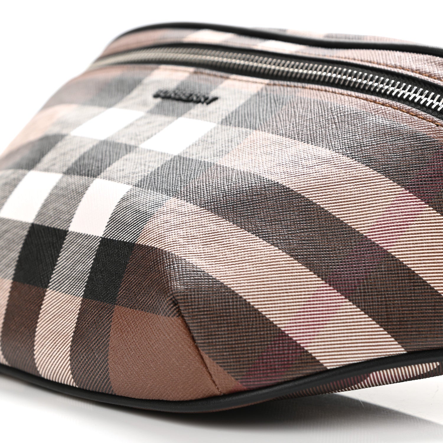 Burberry E-canvas Check Bum Bag Dark Birch Brown 11 of 11