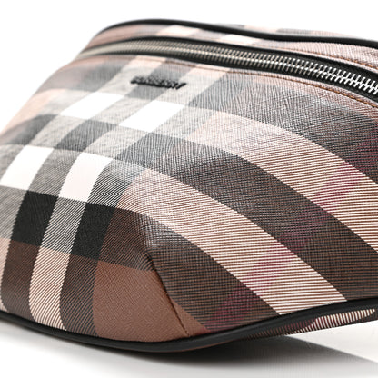 Burberry E-canvas Check Bum Bag Dark Birch Brown 11 of 11