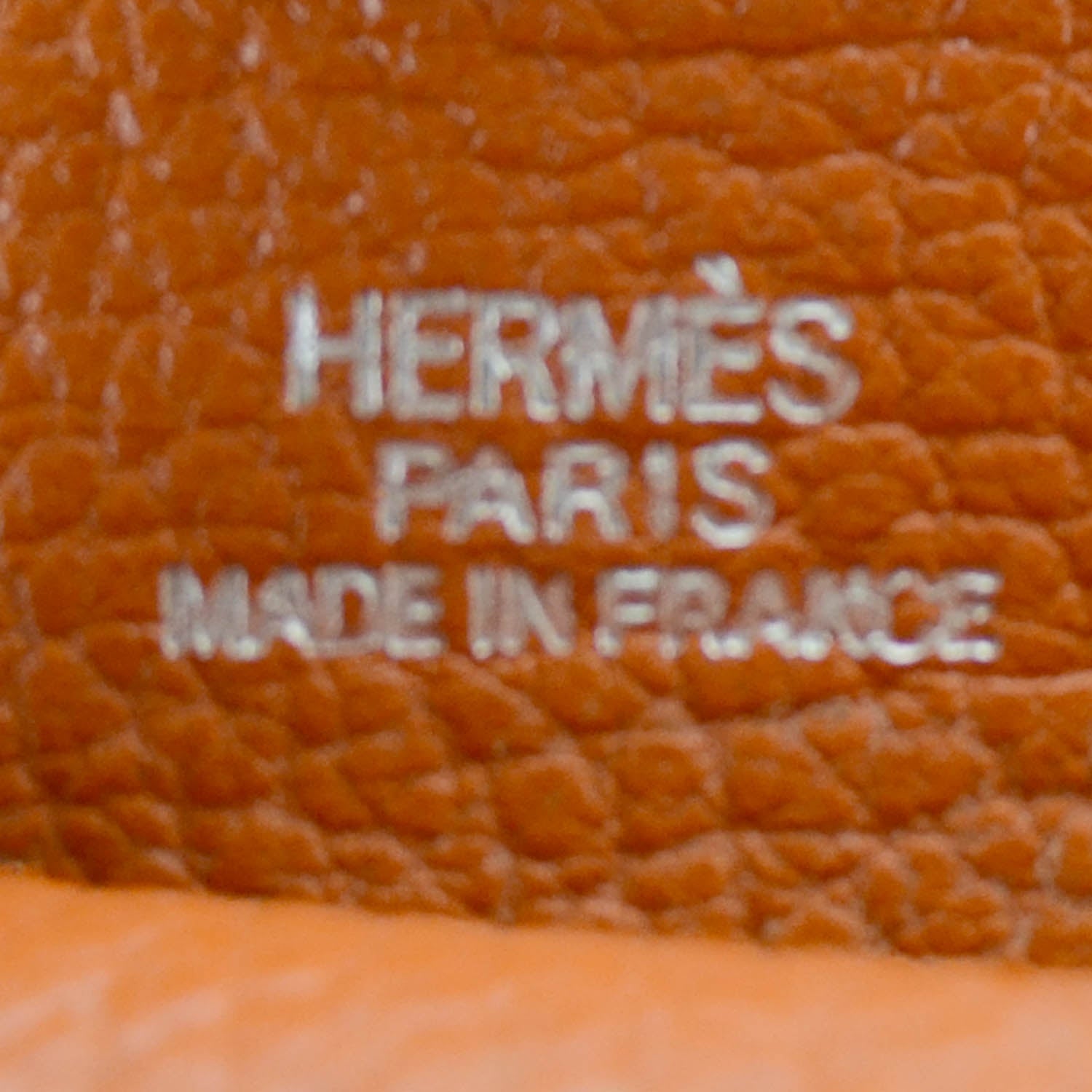 Hermes Chevre Mysore Planet Phone Case Orange 6 of 6