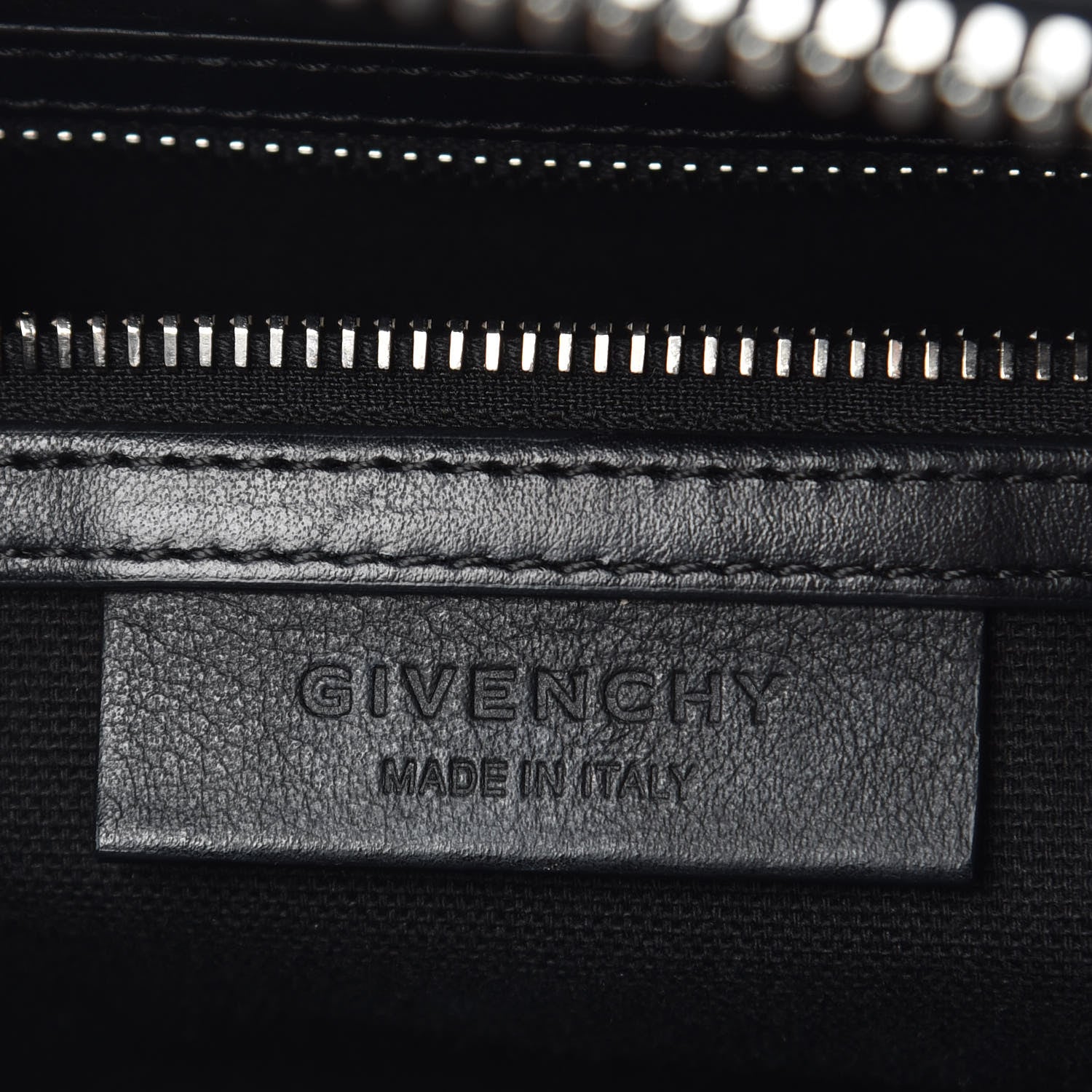 Givenchy Calfskin Geometric Embossed Small Antigona Black 6 of 7