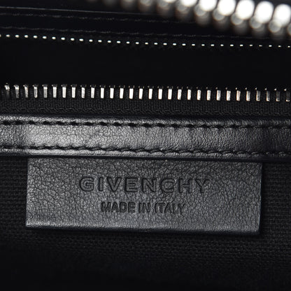 Givenchy Calfskin Geometric Embossed Small Antigona Black 6 of 7