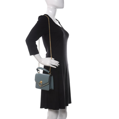 Mulberry Small Classic Grain Small Harlow Chain Satchel Palm Green 2 of 9