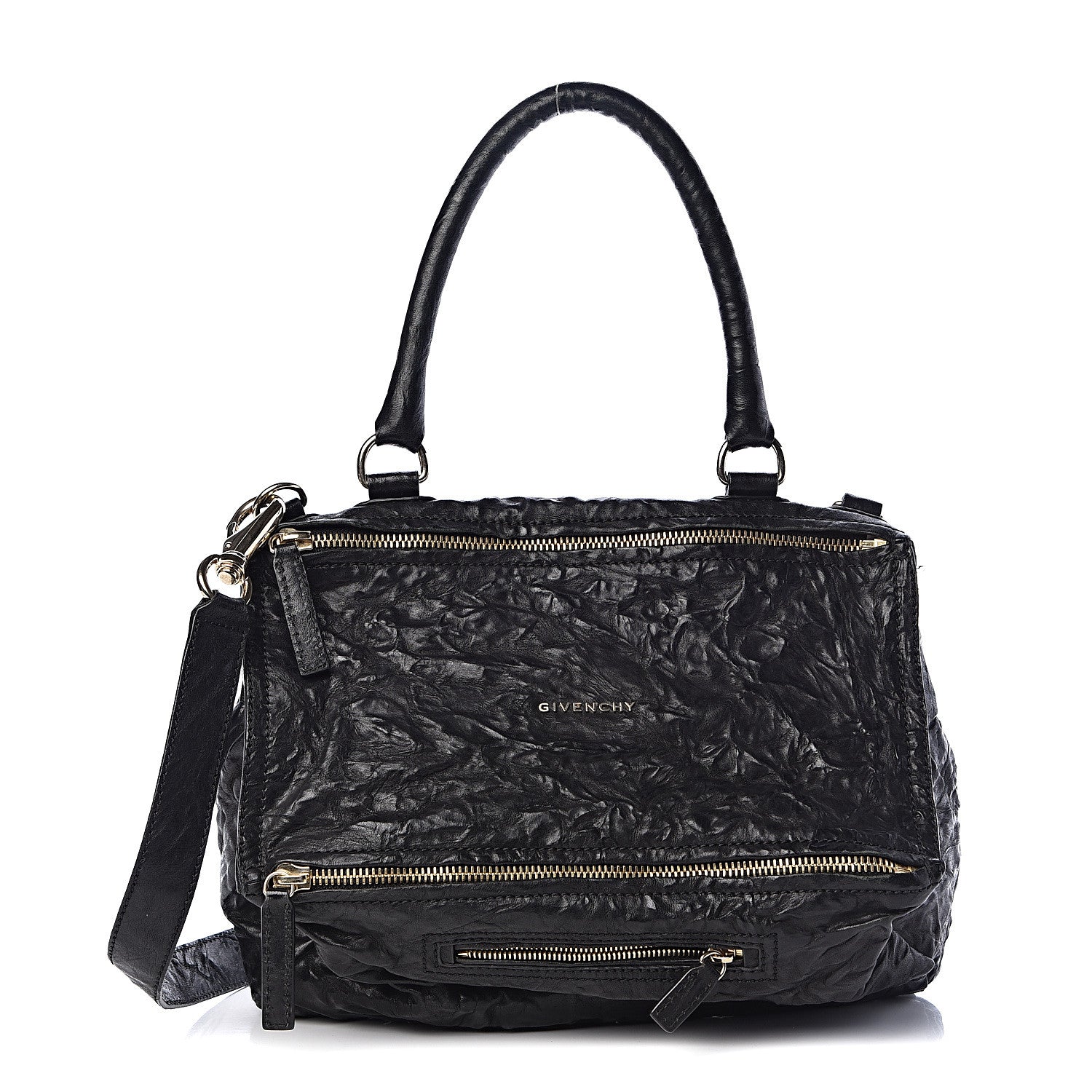 Givenchy Tumbled Sheepskin Medium Pandora Bag Black 1 of 14